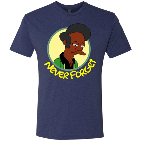 T-Shirts Vintage Navy / S Never Forget Apu Men's Triblend T-Shirt