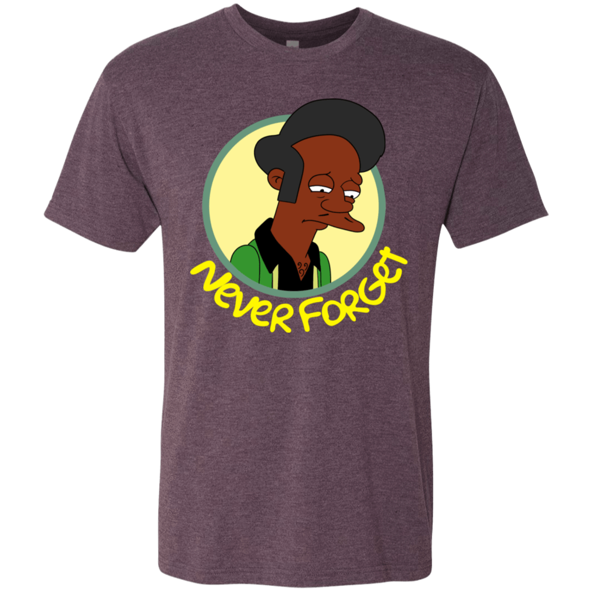 T-Shirts Vintage Purple / S Never Forget Apu Men's Triblend T-Shirt