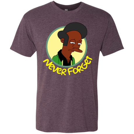 T-Shirts Vintage Purple / S Never Forget Apu Men's Triblend T-Shirt