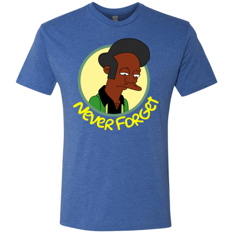 T-Shirts Vintage Royal / S Never Forget Apu Men's Triblend T-Shirt