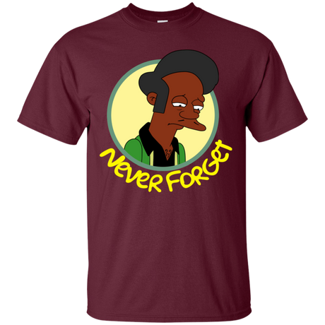 T-Shirts Maroon / S Never Forget Apu T-Shirt