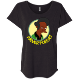 T-Shirts Vintage Black / X-Small Never Forget Apu Triblend Dolman Sleeve