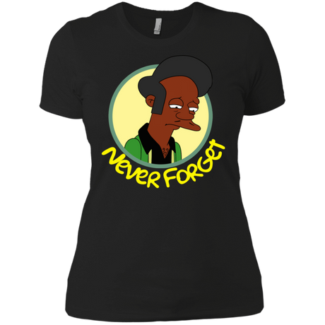 T-Shirts Black / X-Small Never Forget Apu Women's Premium T-Shirt