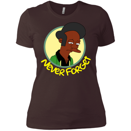 T-Shirts Dark Chocolate / X-Small Never Forget Apu Women's Premium T-Shirt