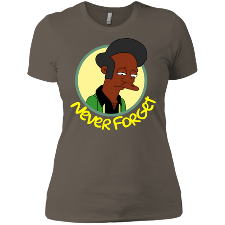 T-Shirts Warm Grey / X-Small Never Forget Apu Women's Premium T-Shirt
