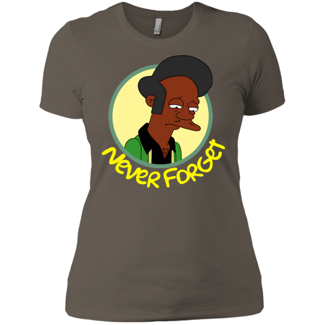 T-Shirts Warm Grey / X-Small Never Forget Apu Women's Premium T-Shirt