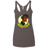 T-Shirts Macchiato / X-Small Never Forget Apu Women's Triblend Racerback Tank