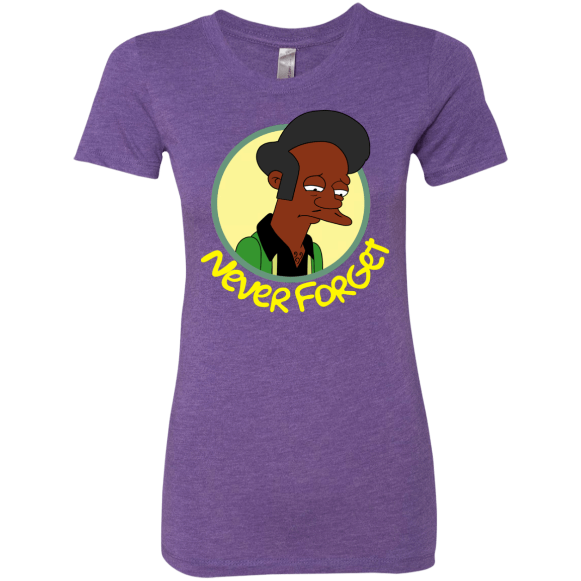 T-Shirts Purple Rush / S Never Forget Apu Women's Triblend T-Shirt