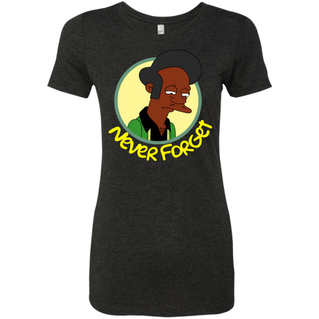 T-Shirts Vintage Black / S Never Forget Apu Women's Triblend T-Shirt