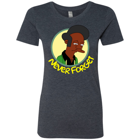 T-Shirts Vintage Navy / S Never Forget Apu Women's Triblend T-Shirt