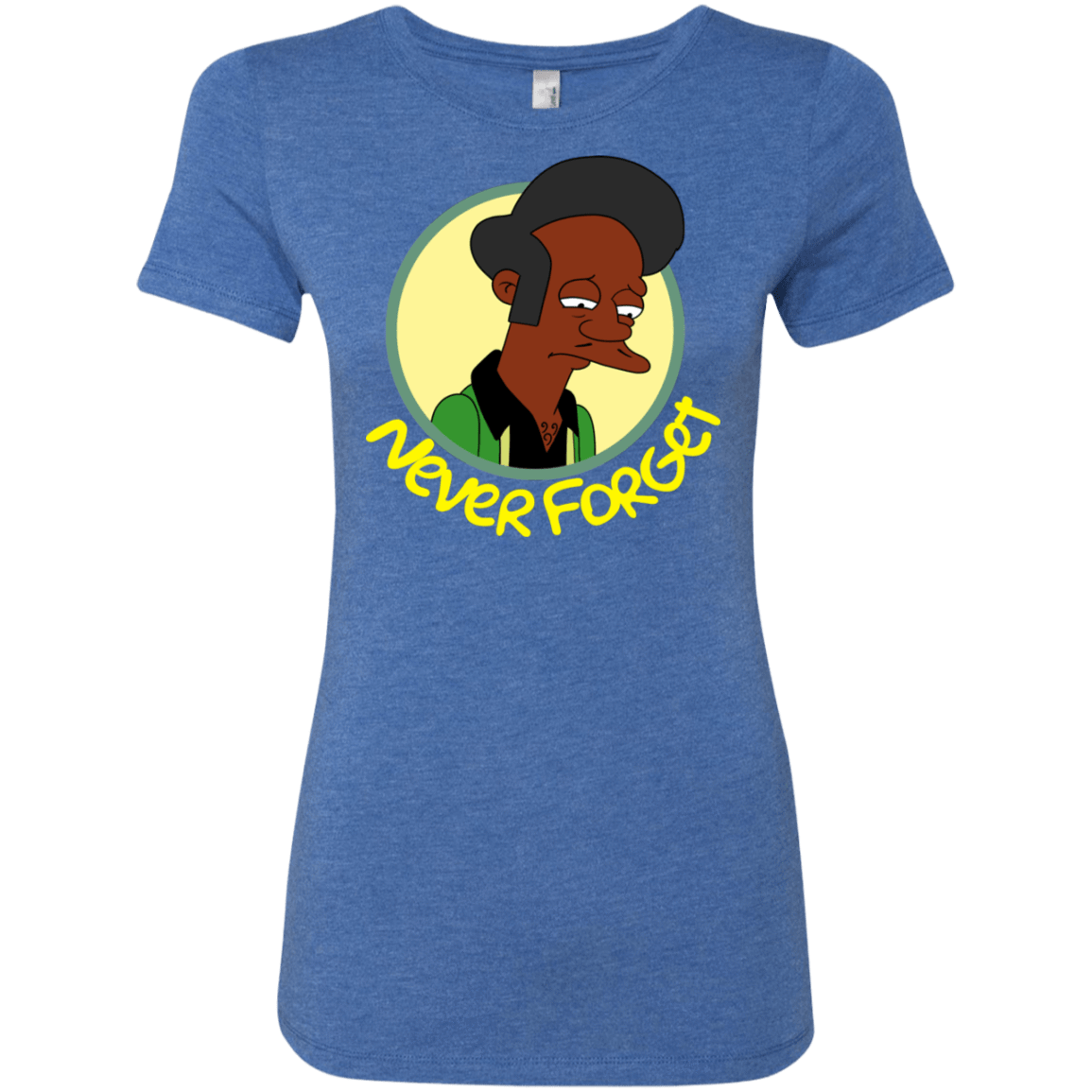 T-Shirts Vintage Royal / S Never Forget Apu Women's Triblend T-Shirt