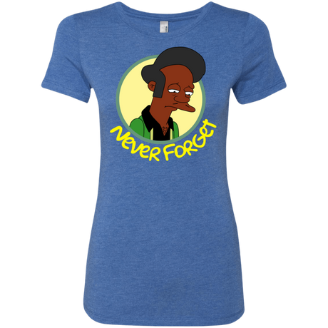 T-Shirts Vintage Royal / S Never Forget Apu Women's Triblend T-Shirt