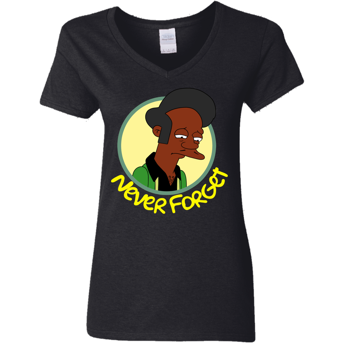 T-Shirts Black / S Never Forget Apu Women's V-Neck T-Shirt