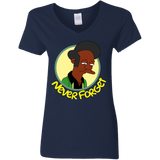 T-Shirts Navy / S Never Forget Apu Women's V-Neck T-Shirt