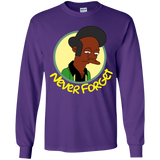 T-Shirts Purple / YS Never Forget Apu Youth Long Sleeve T-Shirt