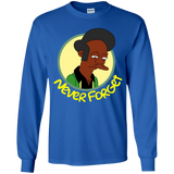 T-Shirts Royal / YS Never Forget Apu Youth Long Sleeve T-Shirt