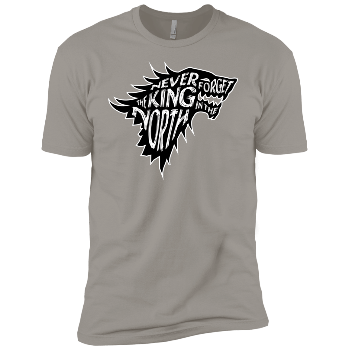 T-Shirts Light Grey / YXS Never Forget The King In The North Boys Premium T-Shirt