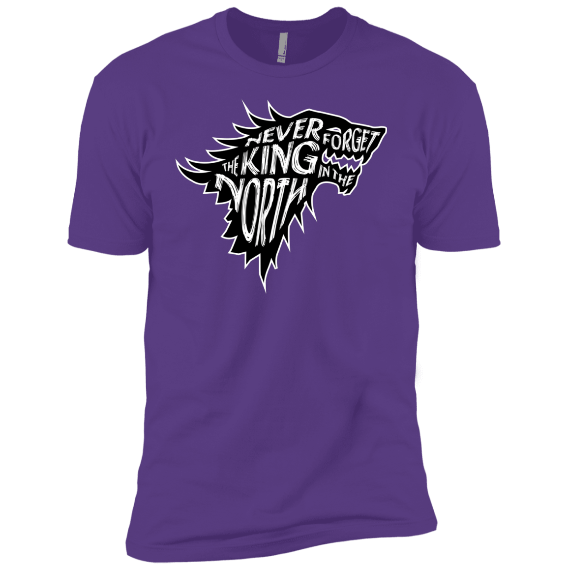 T-Shirts Purple Rush / YXS Never Forget The King In The North Boys Premium T-Shirt