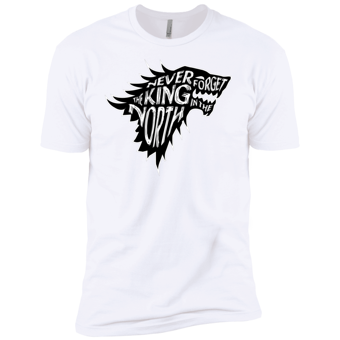 T-Shirts White / YXS Never Forget The King In The North Boys Premium T-Shirt