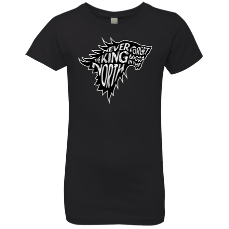 T-Shirts Black / YXS Never Forget The King In The North Girls Premium T-Shirt