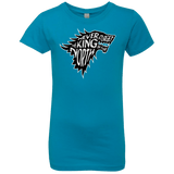 T-Shirts Turquoise / YXS Never Forget The King In The North Girls Premium T-Shirt