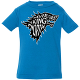 T-Shirts Cobalt / 6 Months Never Forget The King In The North Infant Premium T-Shirt
