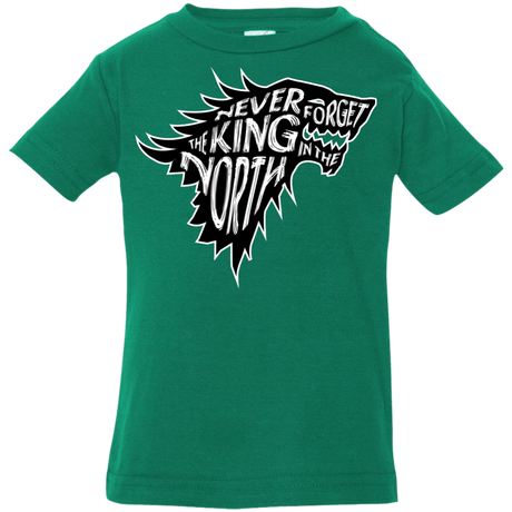 T-Shirts Kelly / 6 Months Never Forget The King In The North Infant Premium T-Shirt