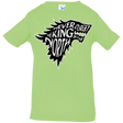 T-Shirts Key Lime / 6 Months Never Forget The King In The North Infant Premium T-Shirt