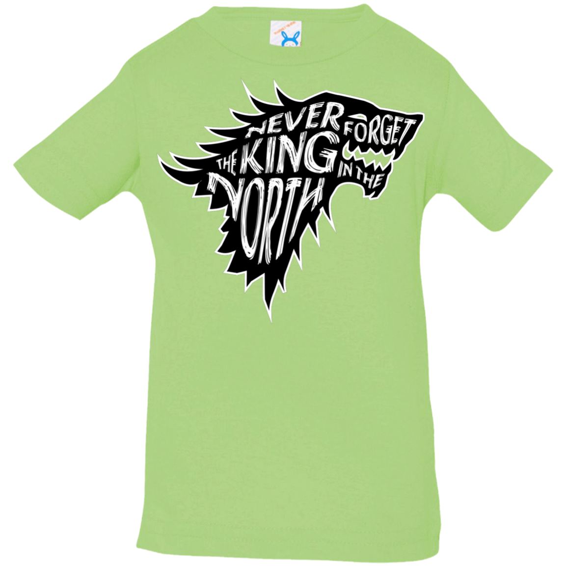 T-Shirts Key Lime / 6 Months Never Forget The King In The North Infant Premium T-Shirt