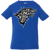 T-Shirts Royal / 6 Months Never Forget The King In The North Infant Premium T-Shirt