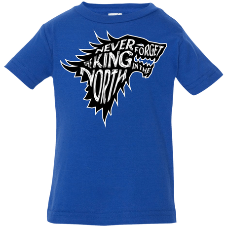 T-Shirts Royal / 6 Months Never Forget The King In The North Infant Premium T-Shirt