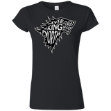 T-Shirts Black / S Never Forget The King In The North Junior Slimmer-Fit T-Shirt