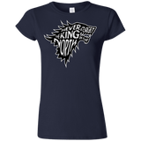 T-Shirts Navy / S Never Forget The King In The North Junior Slimmer-Fit T-Shirt