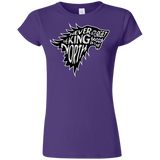 T-Shirts Purple / S Never Forget The King In The North Junior Slimmer-Fit T-Shirt