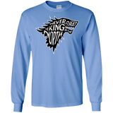 T-Shirts Carolina Blue / S Never Forget The King In The North Men's Long Sleeve T-Shirt