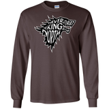 T-Shirts Dark Chocolate / S Never Forget The King In The North Men's Long Sleeve T-Shirt