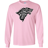 T-Shirts Light Pink / S Never Forget The King In The North Men's Long Sleeve T-Shirt