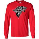 T-Shirts Red / S Never Forget The King In The North Men's Long Sleeve T-Shirt