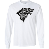 T-Shirts White / S Never Forget The King In The North Men's Long Sleeve T-Shirt