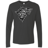 T-Shirts Heavy Metal / S Never Forget The King In The North Men's Premium Long Sleeve