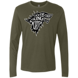 T-Shirts Military Green / S Never Forget The King In The North Men's Premium Long Sleeve
