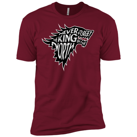 T-Shirts Cardinal / X-Small Never Forget The King In The North Men's Premium T-Shirt