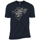 T-Shirts Midnight Navy / X-Small Never Forget The King In The North Men's Premium T-Shirt