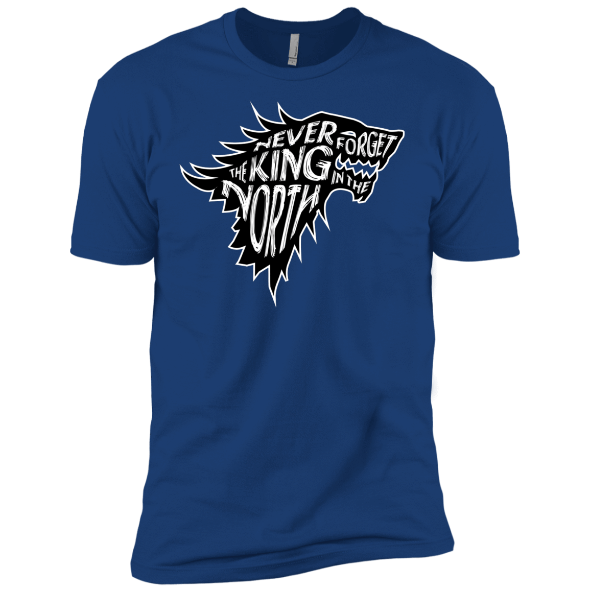 T-Shirts Royal / X-Small Never Forget The King In The North Men's Premium T-Shirt