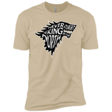 T-Shirts Sand / X-Small Never Forget The King In The North Men's Premium T-Shirt