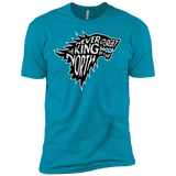 T-Shirts Turquoise / X-Small Never Forget The King In The North Men's Premium T-Shirt