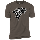 T-Shirts Warm Grey / X-Small Never Forget The King In The North Men's Premium T-Shirt