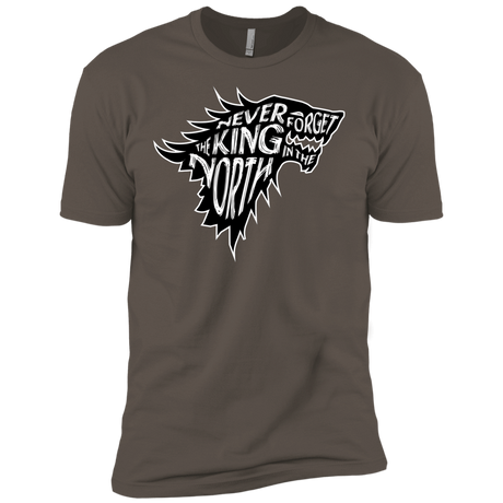T-Shirts Warm Grey / X-Small Never Forget The King In The North Men's Premium T-Shirt