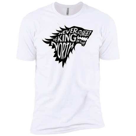 T-Shirts White / X-Small Never Forget The King In The North Men's Premium T-Shirt