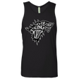 T-Shirts Black / S Never Forget The King In The North Men's Premium Tank Top